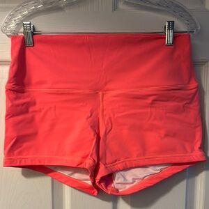 Coral peachy Athletic shorts